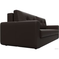 Диван Лига диванов Лига-031 121276 (экокожа коричневый)