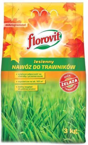 

Удобрение Florovit Для газона осенний (3 кг, мешок)