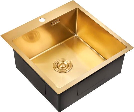 

Кухонная мойка Milacio Denia 51 Steel MC.77488 (золотой)