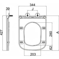 Унитаз напольный Lauter W76 P-TRAP 21122762 + гигиенический душ Infinity 21LT0103CH (горизонтальный выпуск)