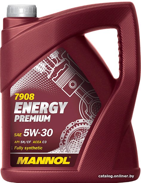 Моторное масло Mannol Energy Premium 5W-30 API SN/CF 5л [MN7908-5]