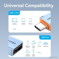 Адаптер Vention CUBH0 USB Type-A - USB Type-C