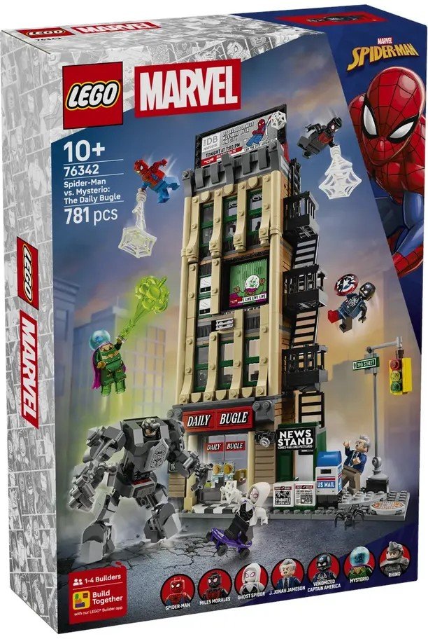

Конструктор LEGO Marvel 76342 Spider-Man Человек-паук против Мистерио: Дейли Бьюгл