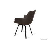 Стул с подлокотниками Aero B815-m COW Shoko BK (экокожа, шоколад)