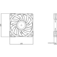 Вентилятор для корпуса Thermalright TL-C12015