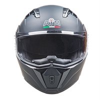 Мотошлем AIM JK906 906-008-M (M, черный матовый)