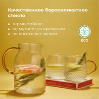 Заварочный чайник Makkua Ribbed Glassware RT1200