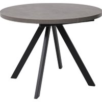 Кухонный стол Мамадома Rondo M-100 раздвижной 100-135 (дымчатая керамика/черный)