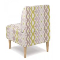 Интерьерное кресло Mio Tesoro Одос Принт (абстракция оливковый/микровелюр)