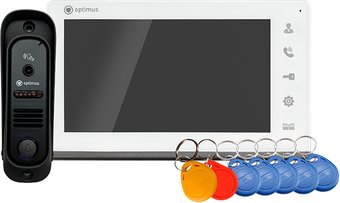 Комплект видеодомофона Optimus Leader 2.0 IK-7.0 w+b В0000016315