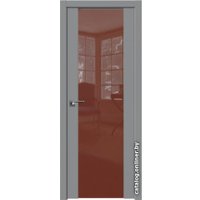 Межкомнатная дверь ProfilDoors 110U L 70x200 (манхэттен, стекло lacobel коричневый лак)