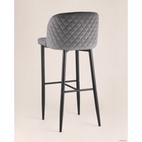 Стул Stool Group Оскар велюр барный (серый)