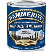 Краска Hammerite по металлу гладкая 2.2 л (зеленый)