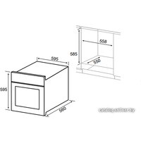 Электрический духовой шкаф Hankel OKB 1208