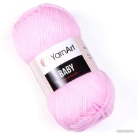 Пряжа для вязания Yarnart Baby 100% акрил 649 50 г (150 м, светло-розовый)