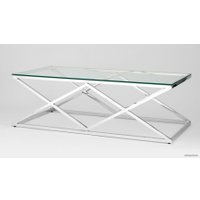 Журнальный столик Stool Group Инсигния 120x60 (серебро)