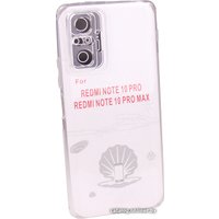 Чехол для телефона KST для Xiaomi Redmi Note 10 Pro/10 Pro Max (прозрачный)
