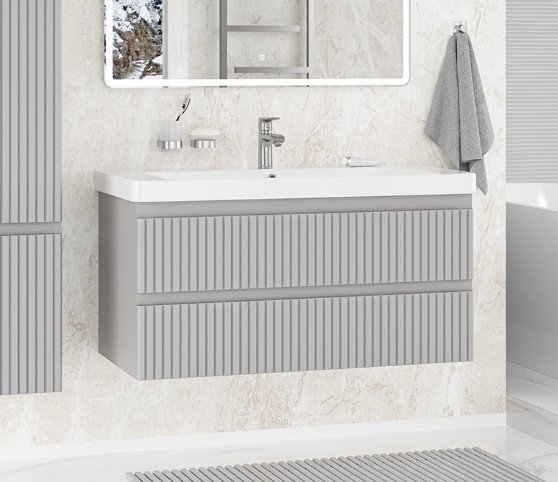 

Brevita Тумба с умывальником Victory 105 VIC-07105-0302Я+11105-KL