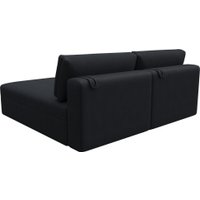 Угловой диван Лига диванов Лига-060 НПБ угол универсальный 129502 (замша Joly 16 темно-серый)