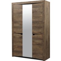 Шкаф распашной Олмеко Лючия 33.02 (кейптаун/венге/белый)