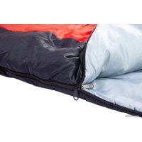 Спальный мешок Acamper Hygge 2x200г/м2 (левая молния, красный/черный)