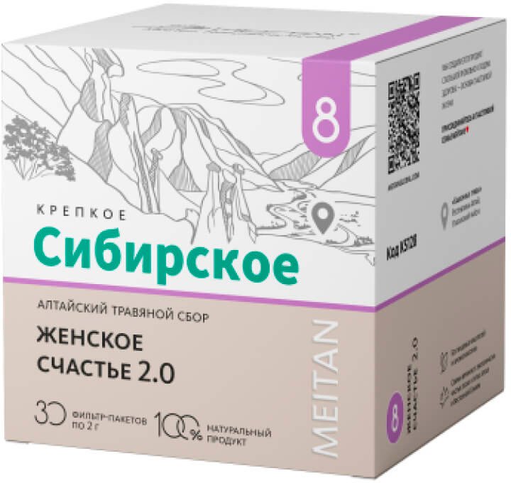 БАД Meitan Крепкое сибирское №8 Женское счастье 2.0 (30 пакетиков)