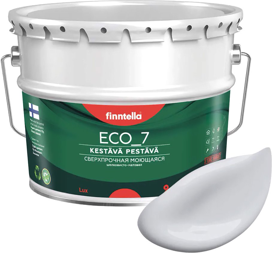 

Краска Finntella Eco 7 Pikkukivi F-09-2-9-FL048 9 л (светло-серый)