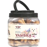 Лакомство для собак GreenQZin Улыбка Medium сушеные косточки 750 г