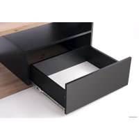 Журнальный столик Halmar Pantera 110x60x50 (дуб вотан/черный)