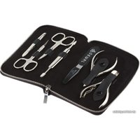 Набор для маникюра и педикюра Dewal 904BLACK (черный)