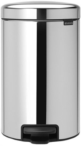 

Мусорное ведро Brabantia Pedal Bin NewIcon с корзиной 12 л (стальной полированный)