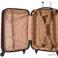 Чемодан-спиннер L'Case Phatthaya 55 см (винный)