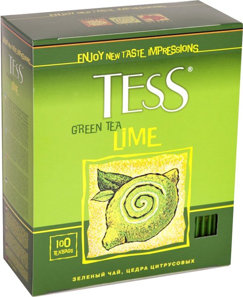 

Зеленый чай Tess Lime 100 шт