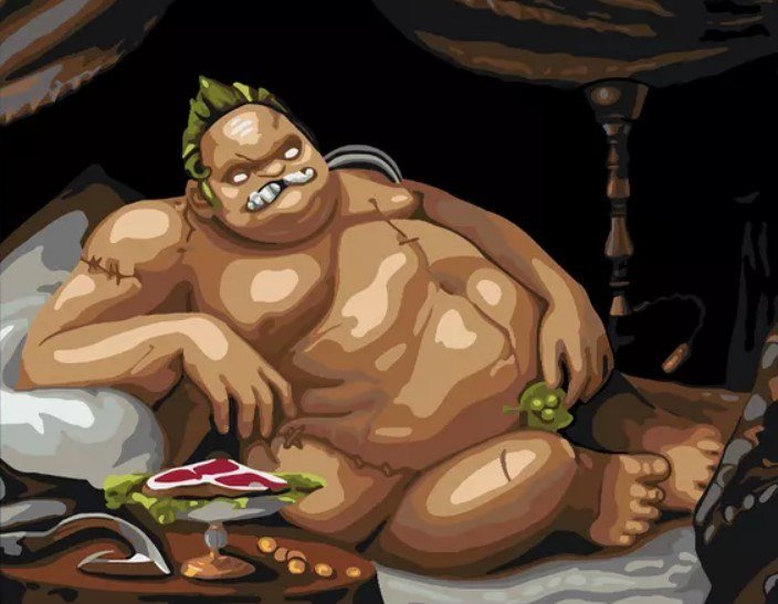 

Картина по номерам PaintLine Dota 2. Пудж PL-00279