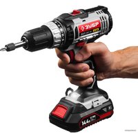 Дрель-шуруповерт Зубр ДШЛ-141 КН (с 2-мя АКБ, кейс)