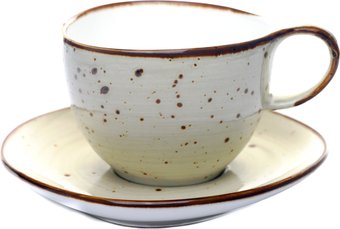 Чашка с блюдцем Elrington Хорека Графит 206-55030