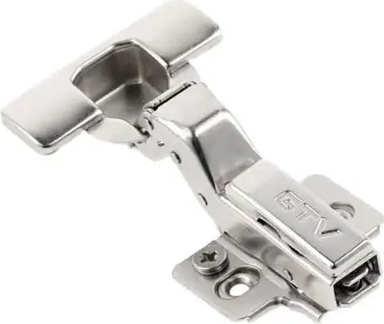 

Мебельная петля GTV Silento Pro с доводчиком внутренняя c эксцентриковой регулировкой без еврошурупа с 3D регулировкой Clipon