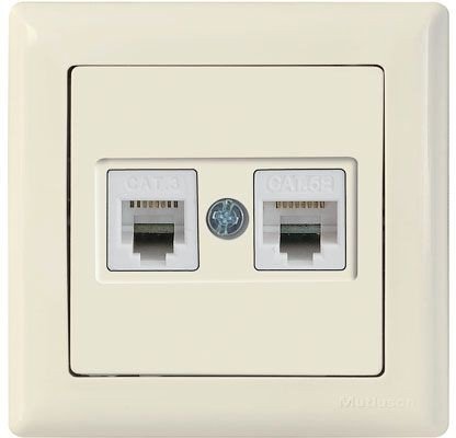 

Розетка компьютерная Mutlusan Daria 2120 139 0102