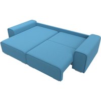 Угловой диван Лига диванов Лига-029 левый 121933L (рогожка амур голубой)