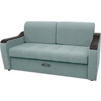 Диван Сириус Лидер-3 НПБ 185x110 (Eva 25 велюр светло-зеленый)