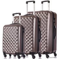 Чемодан-спиннер L'Case Phatthaya 65 см (кофейный)