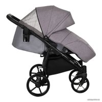 Универсальная коляска Tutis Novo (2 в 1, 140, grey metalic/grey reflective print)
