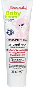 

Крем детский Belita Baby Boom SOS-восстановление От раздражения зуда и сухости 50 мл