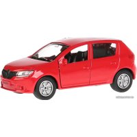 Легковой автомобиль Технопарк Renault Sandero SB-17-61-RS-N(RE)-WB (красный)