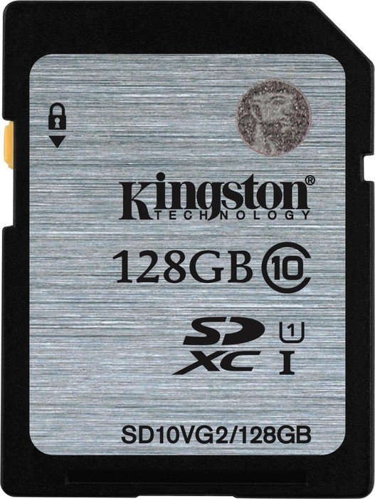 Карта памяти Kingston SDXC (Class 10) 128GB (SD10VG2/128GB)