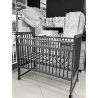 Классическая детская кроватка Bambini 16.20.16.03 (серый)