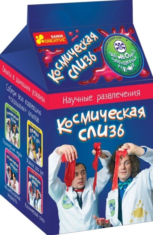 

Набор для опытов Ranok-Creative Космическая слизь (гофра) 12132021Р