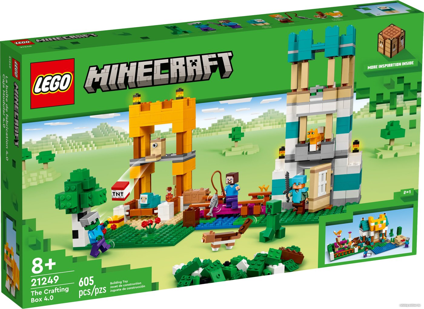 Конструктор LEGO Minecraft 21249 Ящик для крафта 4.0