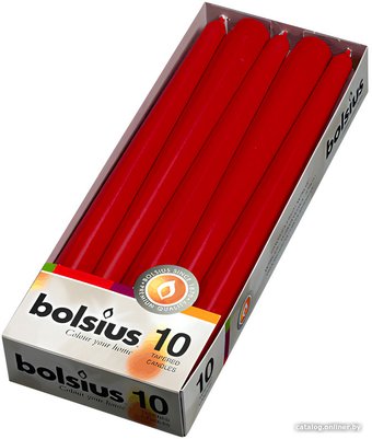 Набор свечей Bolsius 245/24 (красный)