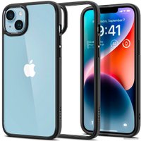 Чехол для телефона Spigen Ultra Hybrid iPhone 14 Matte Black ACS05041 (черный матовый)